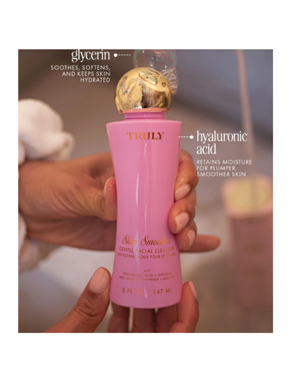 Truly Skin Smoothie Gentle Facial Cleanser 5fl oz